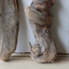 Treibholz Schwemmholz Driftwood 4 knorrige Hölzer 29-35 cm 