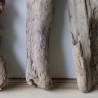 Treibholz Schwemmholz Driftwood 4 knorrige Hölzer 29-35 cm 