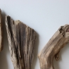 Treibholz Schwemmholz Driftwood 6 Hölzer 22-30 cm 