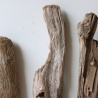 Treibholz Schwemmholz Driftwood 3 XL Hölzer 45-56 cm 