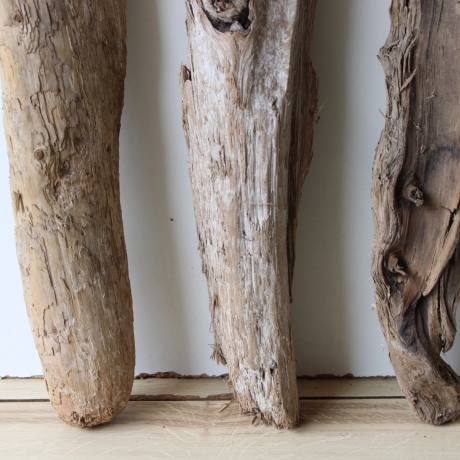 Treibholz Schwemmholz Driftwood 3 XL Hölzer 45-56 cm 