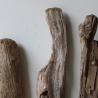 Treibholz Schwemmholz Driftwood 3 XL Hölzer 45-56 cm 