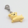 Hunde Charm Clip Anhänger Bettelarmband gelb