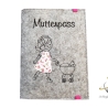 Mutterpasshülle *Kinderwagen* Namensbestickung möglich