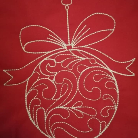 Michis Textilatelier - 3 Tlg. Weihnachtskugel in div. Größen