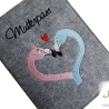 Mutterpasshülle *Verliebte Flamingos* Namensbestickung möglich