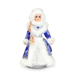 Schneeprinzessin, blau, 35 cm, neu, Handarbeit
