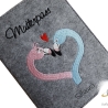 Mutterpasshülle *Verliebte Flamingos* Namensbestickung möglich