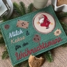 Ferberline Stickdatei Mug Rug Weihnachtsmann 13x18cm