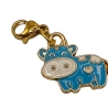 Kuh blau Charm Clip Anhänger Modeschmuck Kinder Bettelarmband