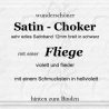 Choker mit einer edlen Fliege / Schleife aus Satin