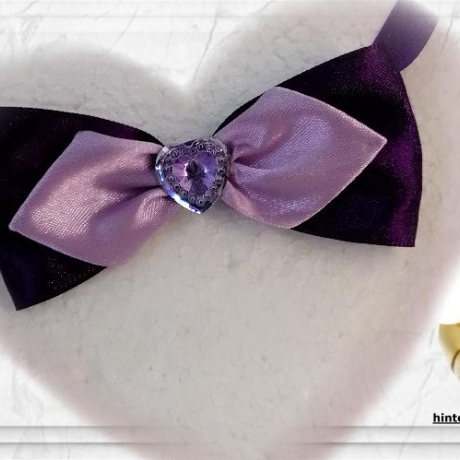 Choker mit einer edlen Fliege / Schleife aus Satin