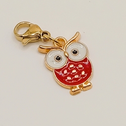 Eule rot Clip Anhänger Bettelarmband Kinder Halloween Eule rot Clip Anhänger Bettelarmband Kinder Halloween