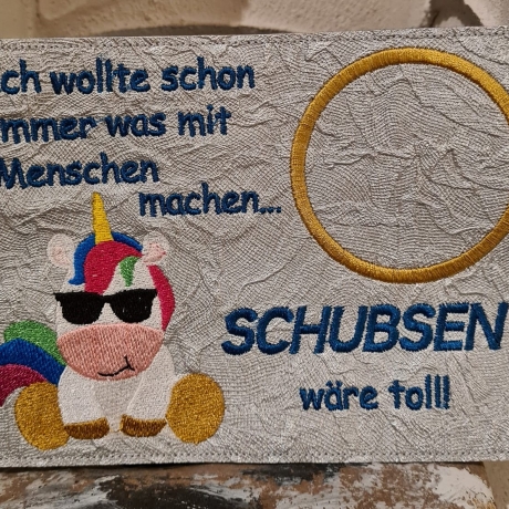 Ferberline Stickdatei Checkerhorn schubsen ab 10x10
