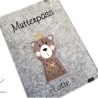 Mutterpasshülle *Crown Bär* Namensbestickung möglich
