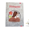 Mutterpasshülle *Maulwurf* Namensbestickung möglich