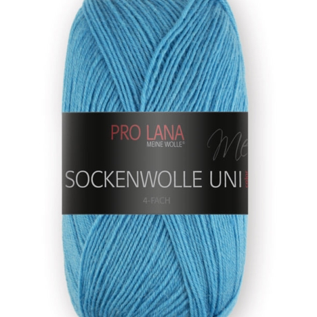 PRO LANA 4-fädige Sockenwolle Uni Farbe 424