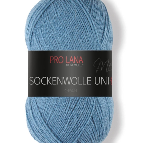 PRO LANA 4-fädige Sockenwolle Uni Farbe 407