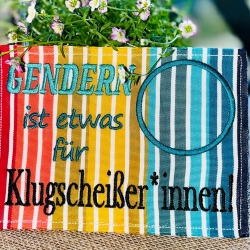 Ferberline Stickdatei MugRug Set Gendern ab 10x10