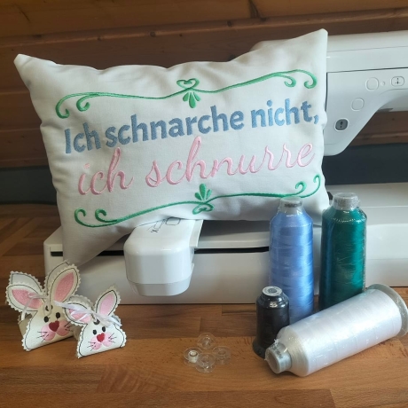 Michis Textilatelier - Ich schnarche nicht ...  - Stickdatei