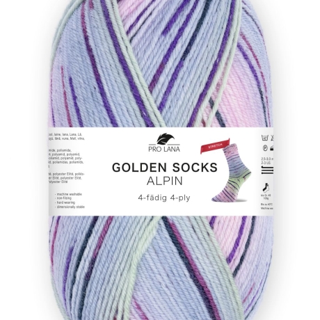Pro Lana Alpin Stretch 4-fäd. Sockenwolle 100g 