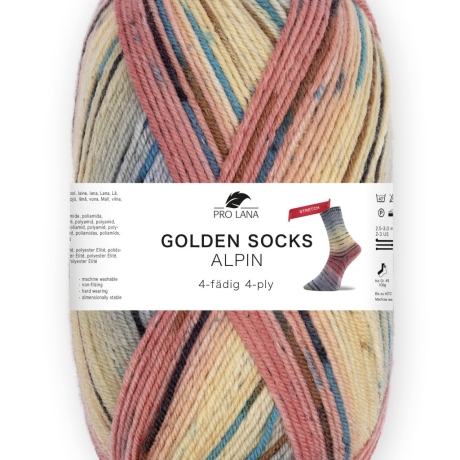 Pro Lana Alpin Stretch 4-fäd. Sockenwolle 100g 