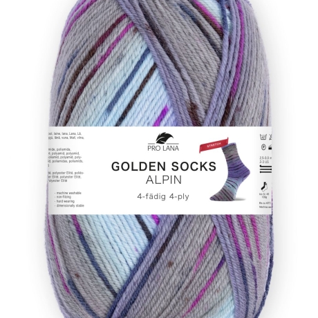 Pro Lana Alpin Stretch 4-fäd. Sockenwolle 100g 