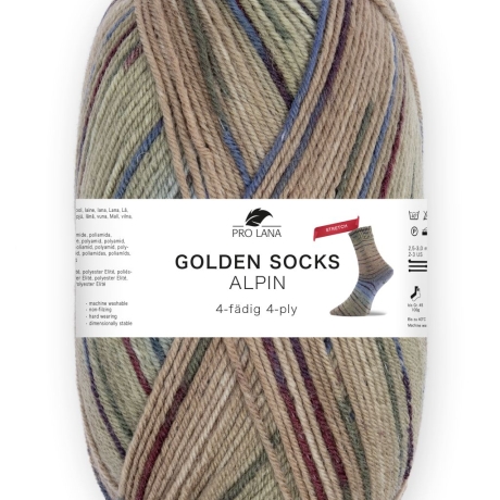 Pro Lana Alpin Stretch 4-fäd. Sockenwolle 100g 