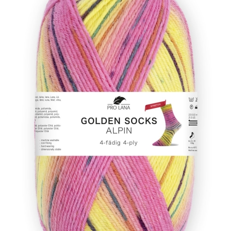 Pro Lana Alpin Stretch 4-fäd. Sockenwolle 100g 