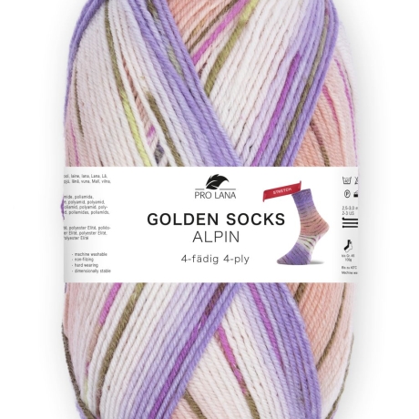 Pro Lana Alpin Stretch 4-fäd. Sockenwolle 100g 