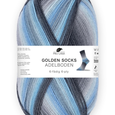 PRO LANA Adelboden, 6-fädige Sockenwolle 150g