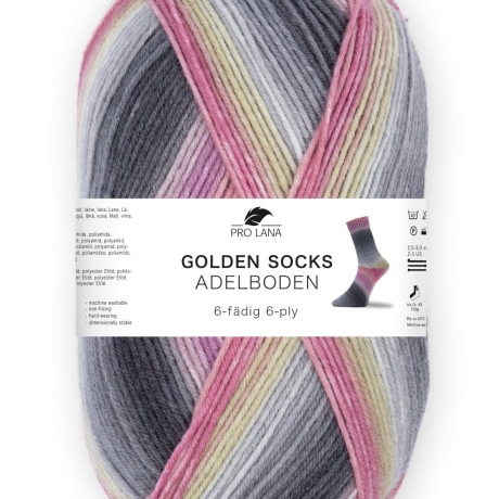 PRO LANA Adelboden, 6-fädige Sockenwolle 150g