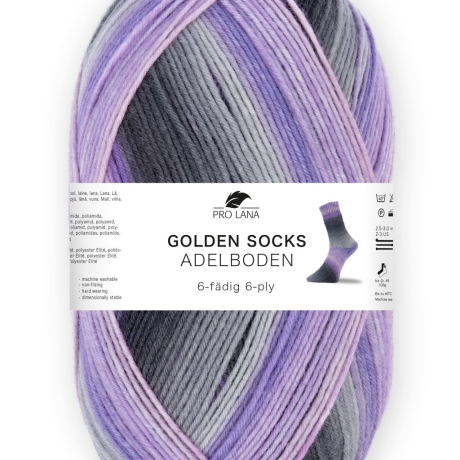 PRO LANA Adelboden, 6-fädige Sockenwolle 150g