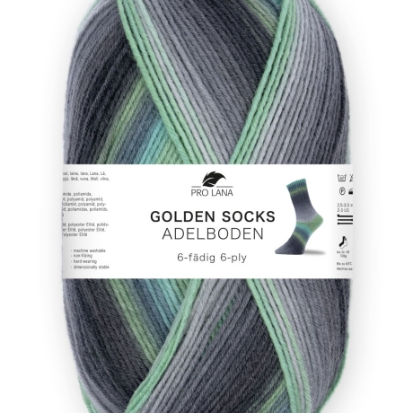 PRO LANA Adelboden, 6-fädige Sockenwolle 150g