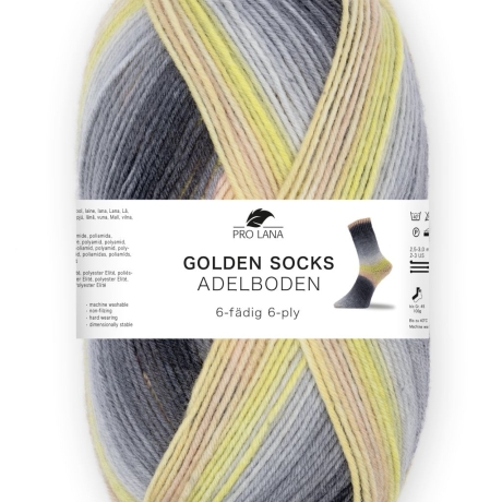 PRO LANA Adelboden, 6-fädige Sockenwolle 150g