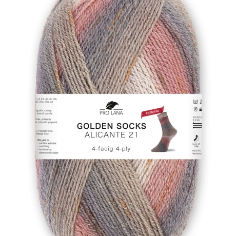 PRO LANA  Alicante 21 4-fädige Sockenwolle Fb. 443.08
