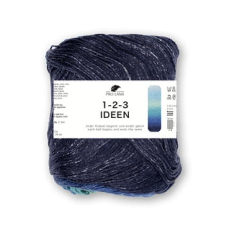 Pro Lana 1-2-3 IDEEN 100g Baumwollgarn Farbverlaufsgarn