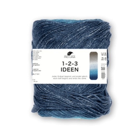 Pro Lana 1-2-3 IDEEN 100g Baumwollgarn Farbverlaufsgarn