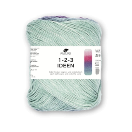 Pro Lana 1-2-3 IDEEN 100g Baumwollgarn Farbverlaufsgarn