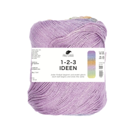 Pro Lana 1-2-3 IDEEN 100g Baumwollgarn Farbverlaufsgarn