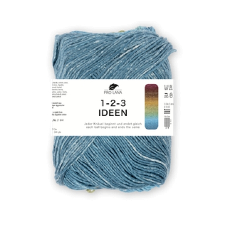 Pro Lana 1-2-3 IDEEN 100g Baumwollgarn Farbverlaufsgarn