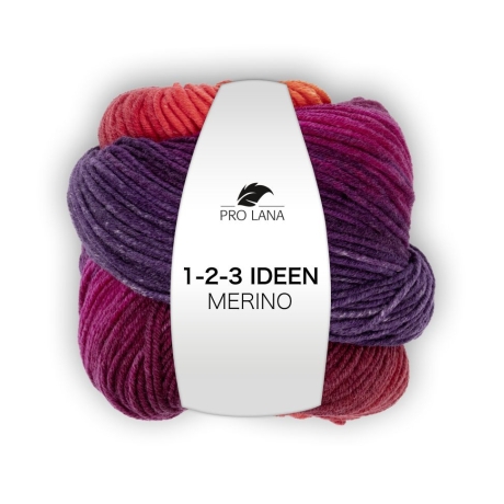 Pro Lana 1-2-3 IDEEN Merino 100g Farbverlaufsgarn