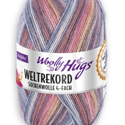 Woolly Hugs Weltrekord Sockenwolle, 4-fädig, 100g, Fb. 03