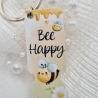 Bee Happy, Biene Einkaufswagenlöser, Chip, Schlüsselanhänger