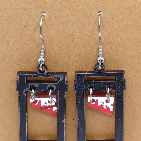 Giuttine Edelstahl Ohrhänger Ohrringe Halloween Modeschmuck
