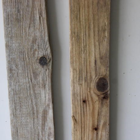 Treibholz Schwemmholz Driftwood  2 XXL Bretter  119-134 cm 