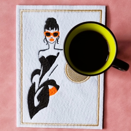 Smart Lady  -  Stickdatei bei Michis Textilatelier