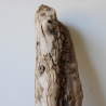 Treibholz Schwemmholz Driftwood 1 knorrirge Skulptur  48 cm 