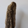 Treibholz Schwemmholz Driftwood 1 knorrirge Skulptur  48 cm 