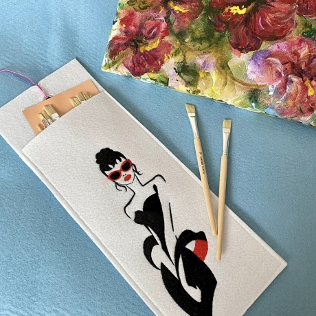 Smart Lady  -  Stickdatei bei Michis Textilatelier
